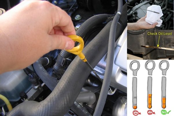 Cách sử dụng que thăm dầu