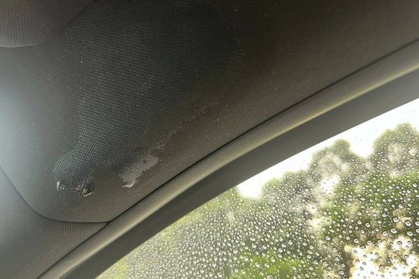 trần xe ô tô bị ngấm nước