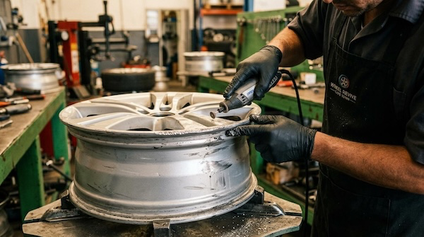 Cách xử lý mâm xe hơi bị trầy